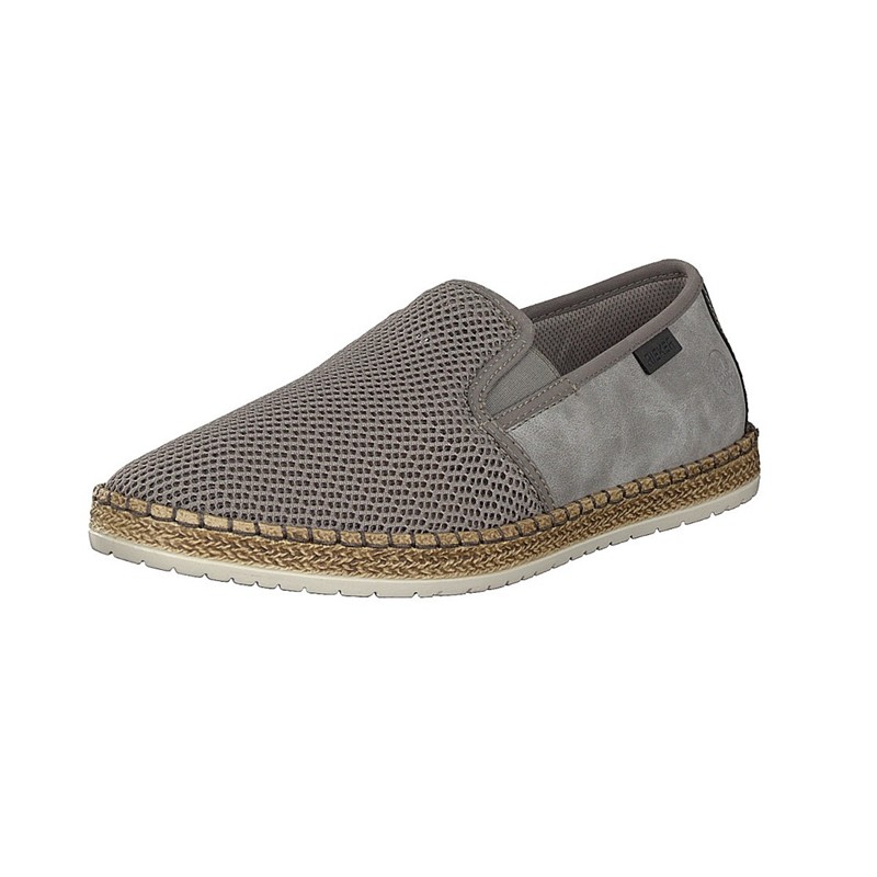 Panske Slip On Rieker B5265-43, Siva